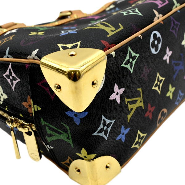 LOUIS VUITTON Trouville Monogram Canvas Satchel Bag Multicolor