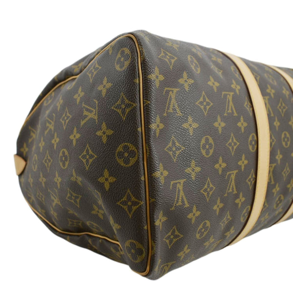 LOUIS VUITTON Keepall 45 Monogram Canvas Travel Bag Brown