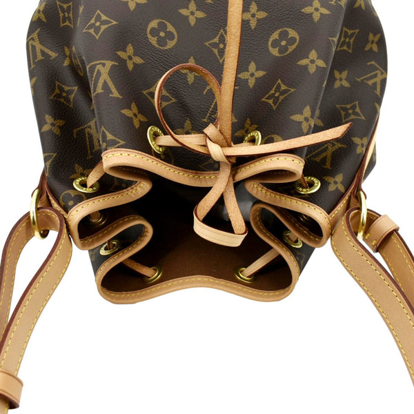 LOUIS VUITTON Petit Noe NM Monogram Canvas Shoulder Bag Brown