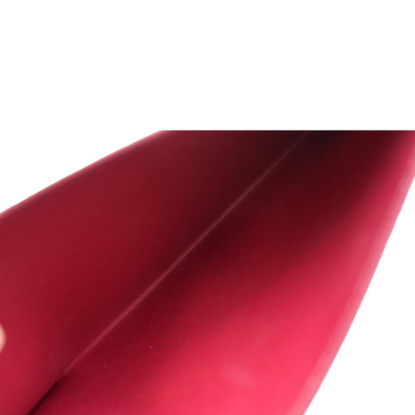 Louis Vuitton Insert Pouch Leather Card Holder red interior