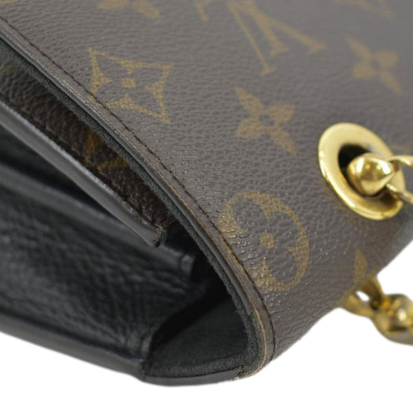 LOUIS VUITTON Victoire Monogram Canvas Crossbody Bag Black