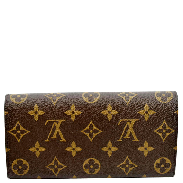 Louis Vuitton Emilie Monogram Canvas Wallet - Back