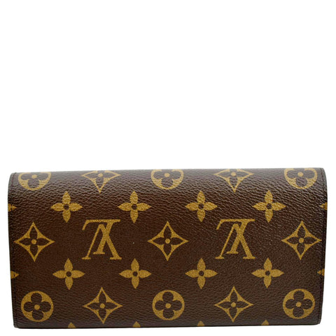 Louis Vuitton Emilie Monogram Canvas Wallet - Back