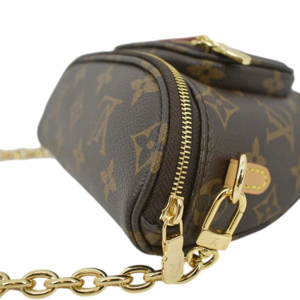 LOUIS VUITTON Mini Monogram Canvas Bumbag Brown