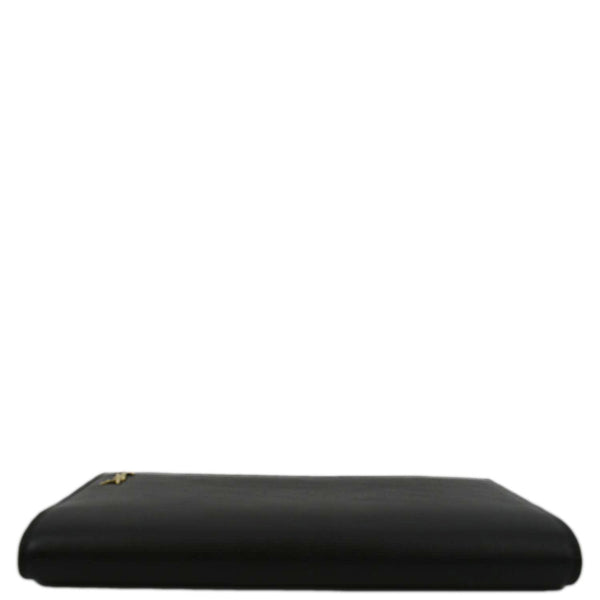 YVES SAINT LAURENT Flap Leather Wallet Black
