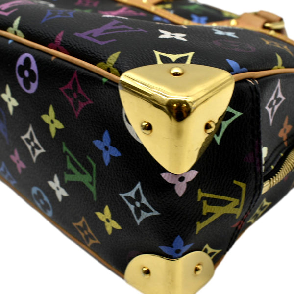 LOUIS VUITTON Trouville Monogram Canvas Satchel Bag Multicolor