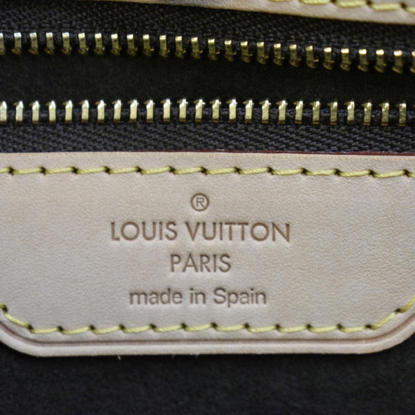 LOUIS VUITTON Wilshire GM Monogram Canvas Tote Shoulder Bag Brown