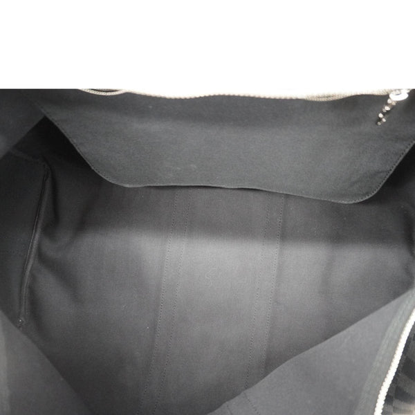 LOUIS VUITTON Keepall 55 Bandouliere Damier Graphite Travel Bag Black