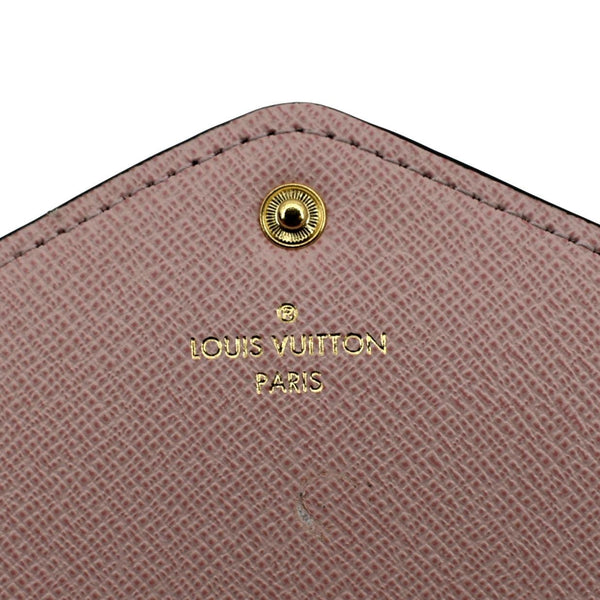 LOUIS VUITTON Josephine Monogram Canvas Wallet Rose Ballerine