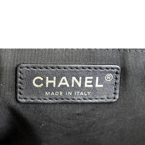 CHANEL Large Classic Shopping Quilted Leather Tote Bag Black
