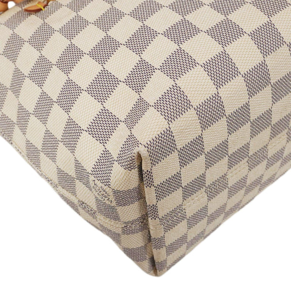 LOUIS VUITTON Iena PM Damier Azur Shoulder Bag White