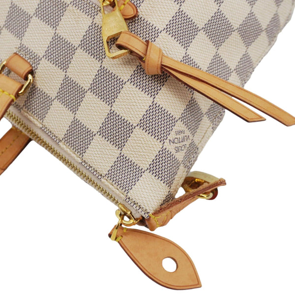 LOUIS VUITTON Iena PM Damier Azur Shoulder Bag White