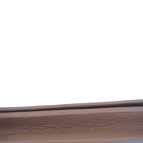 GUCCI Soho Leather Wallet On Chain Crossbody Bag Brown 598211