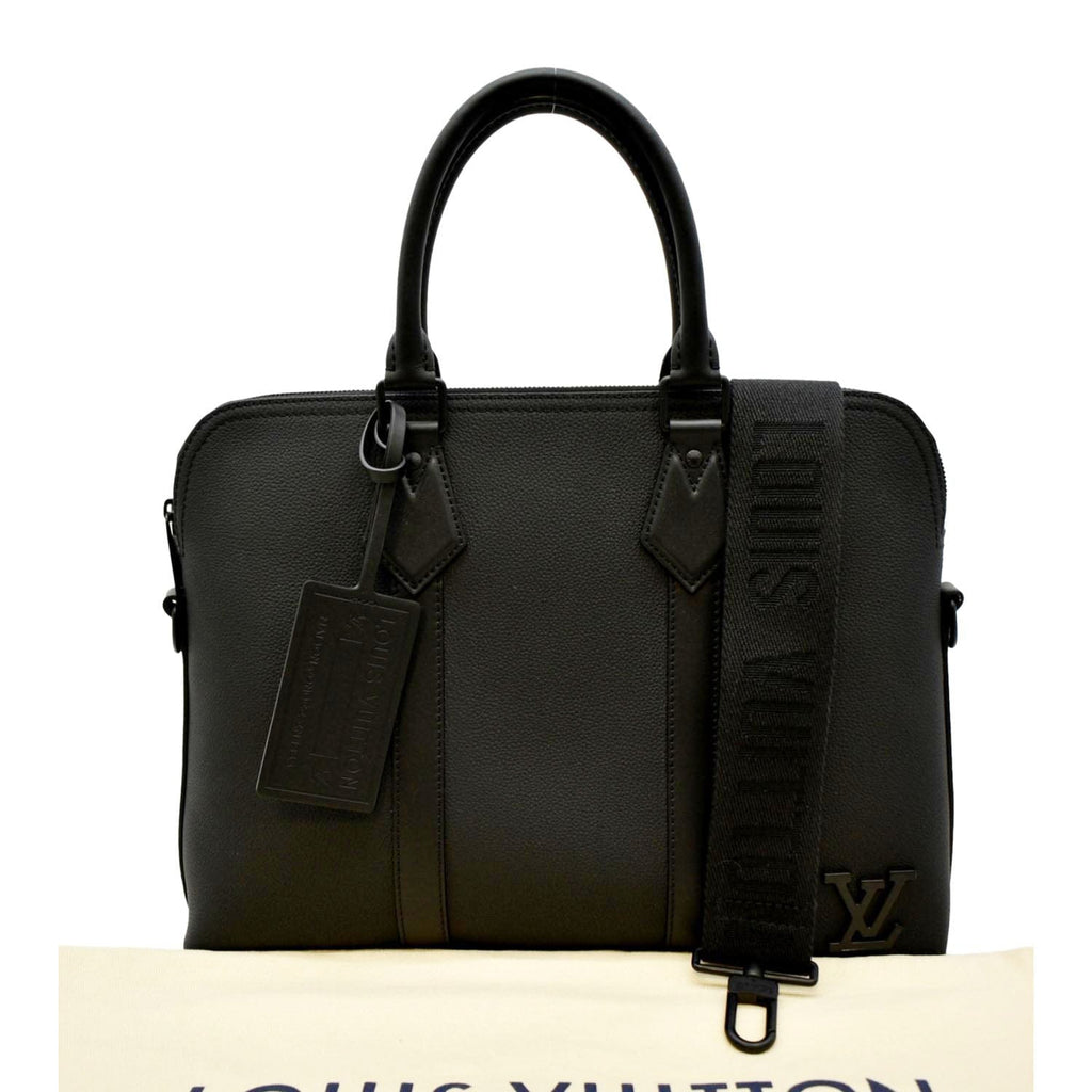 Louis Vuitton Takeoff Aerogram Briefcase Black For Sale
