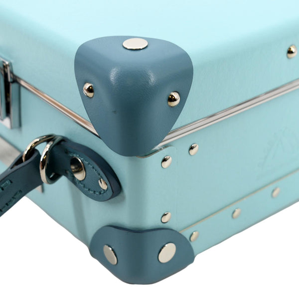 TIFFANY & CO Globe Trotter Leather Trunk Shoulder Bag Blue
