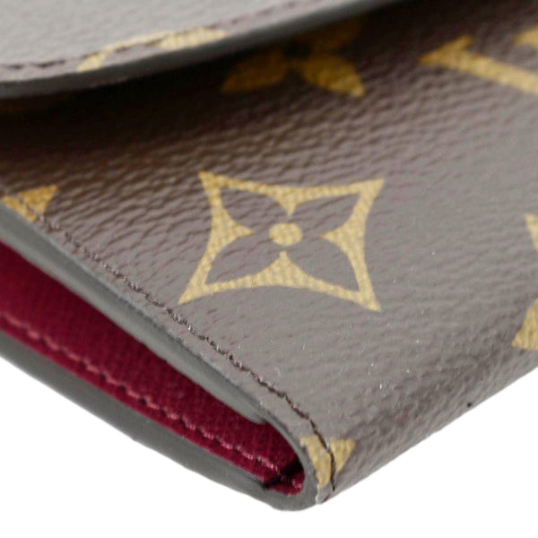Louis Vuitton Emilie Monogram Canvas Wallet - Bottom Left