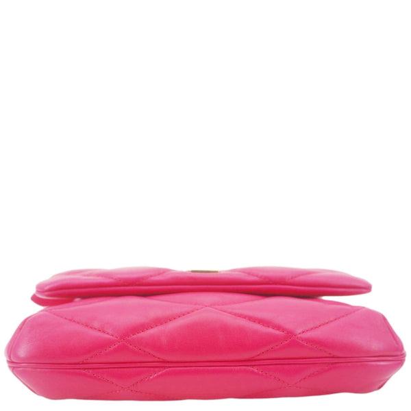 YVES SAINT LAURENT LE 57 Quilted Leather Hobo Bag Pink