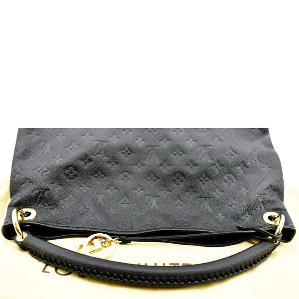 LOUIS VUITTON Artsy MM Empreinte Leather Hobo Bag Black