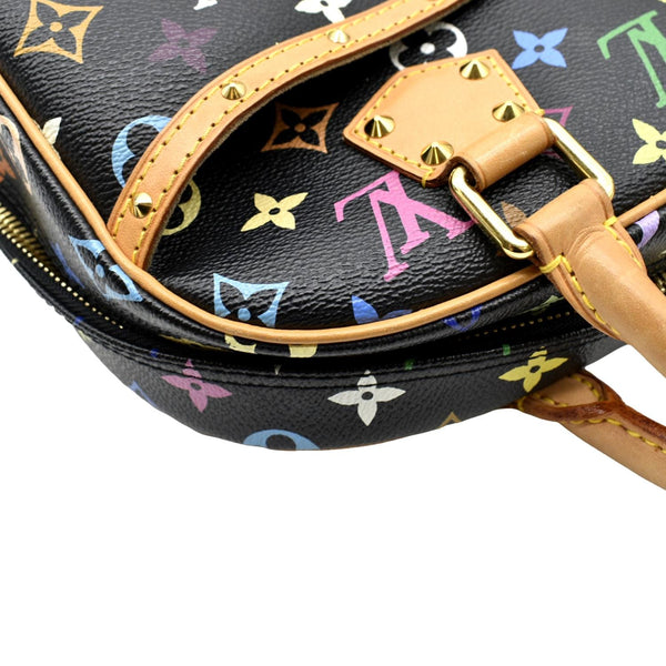 LOUIS VUITTON Trouville Monogram Canvas Satchel Bag Multicolor