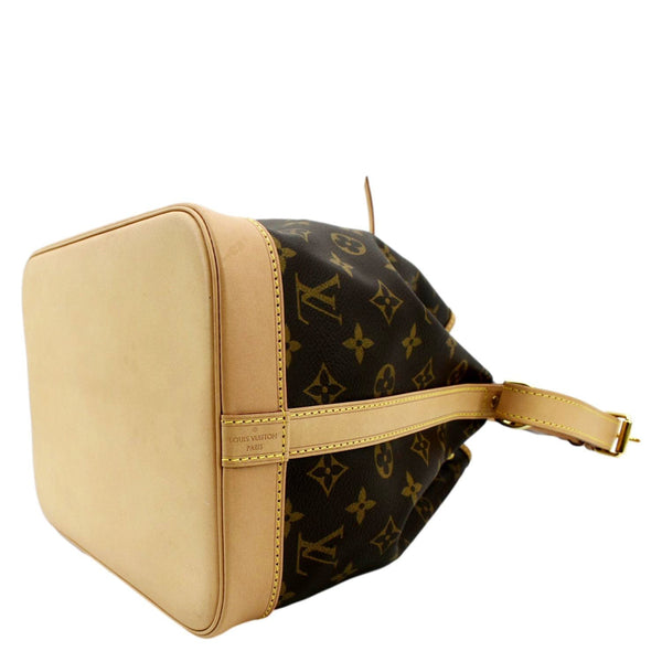 LOUIS VUITTON Petit Noe NM Monogram Canvas Shoulder Bag Brown