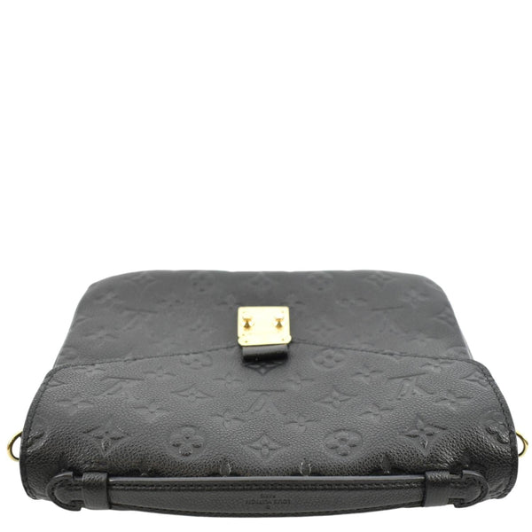 LOUIS VUITTON Metis Pochette Empreinte Leather Crossbody Bag Black