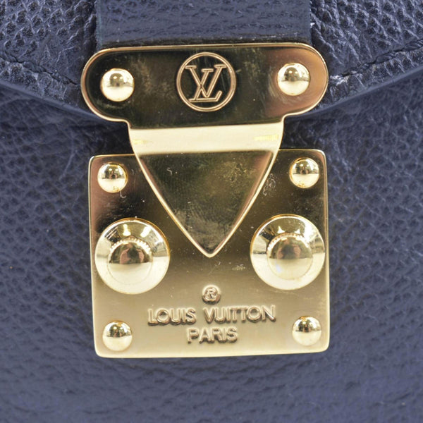 LOUIS VUITTON Metis Pochette Empreinte Leather Crossbody Bag Black