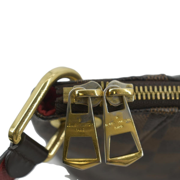 LOUIS VUITTON South Bank Besace Damier Ebene Crossbody Bag Brown