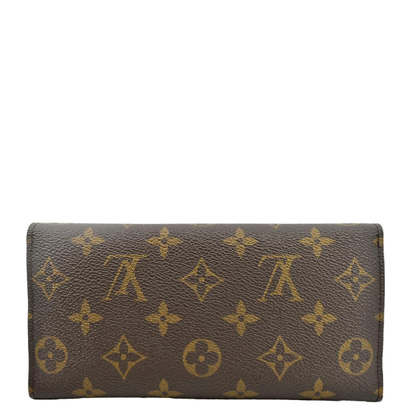 LOUIS VUITTON Josephine Monogram Canvas Wallet Rose Ballerine