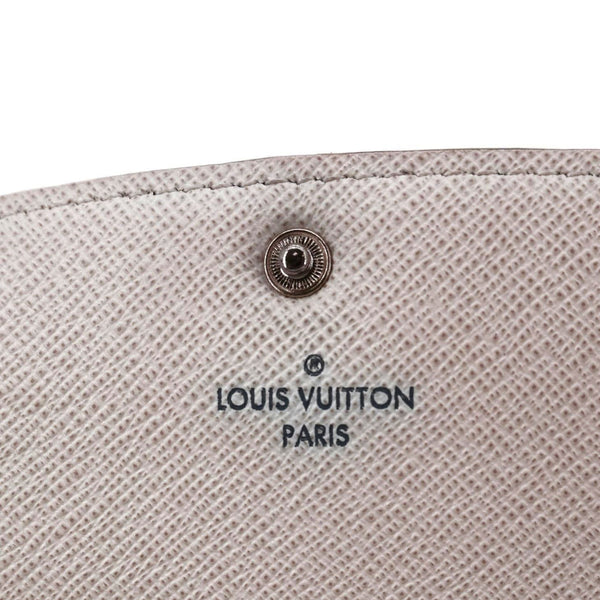 LOUIS VUITTON Emilie Damier Azur Wallet White