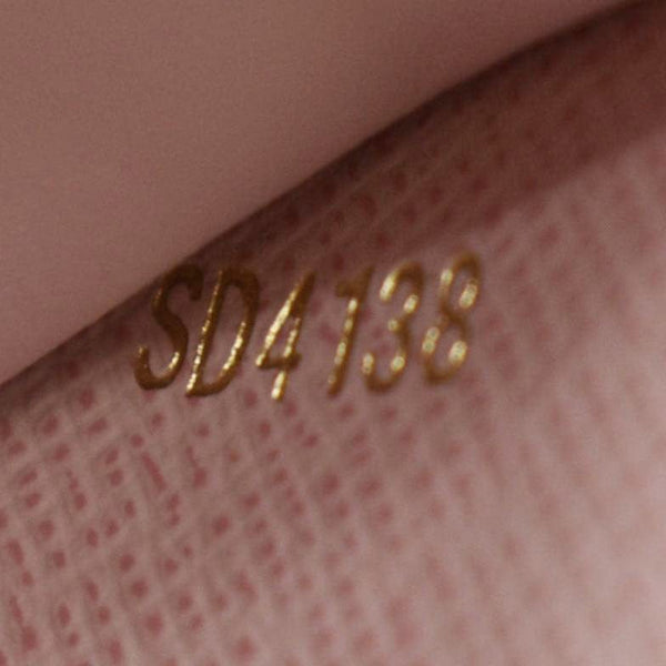 LOUIS VUITTON Victorine Monogram Canvas Wallet Rose Ballerine