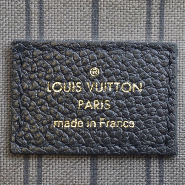 LOUIS VUITTON Metis Pochette Empreinte Leather Crossbody Bag Black
