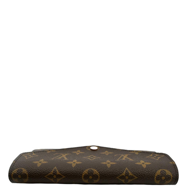 LOUIS VUITTON Josephine Monogram Canvas Wallet Rose Ballerine