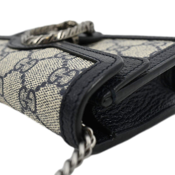 GUCCI Dionysus GG Super Mini Canvas Crossbody Bag Beige 446482