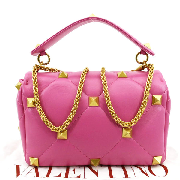 Valentino Medium Garavani Roman Leather Crossbody Bag - Back