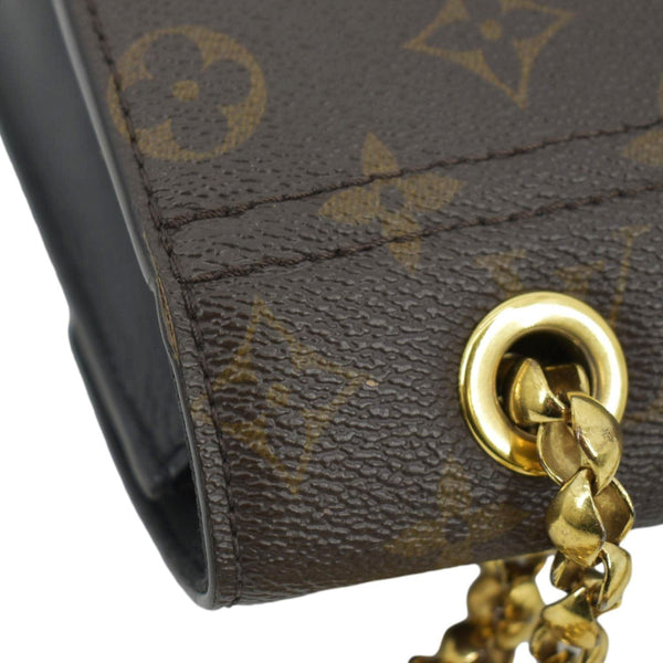 LOUIS VUITTON Victoire Monogram Canvas Crossbody Bag Black