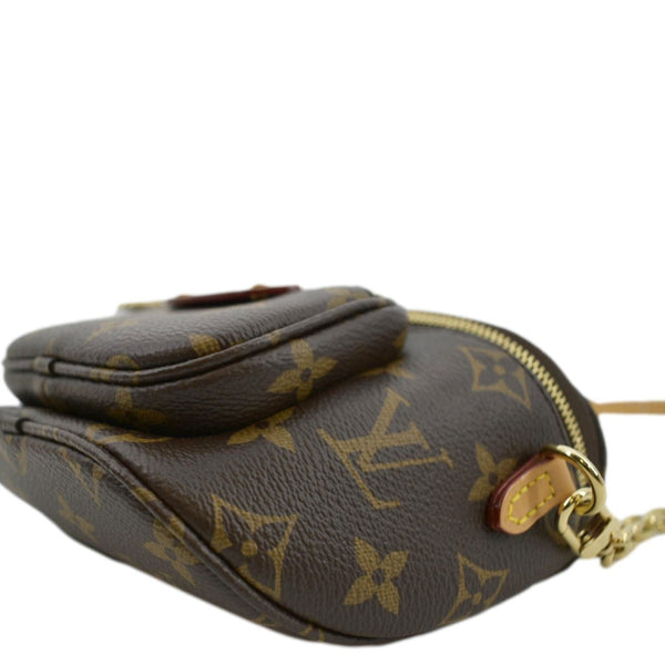 LOUIS VUITTON Mini Monogram Canvas Bumbag Brown