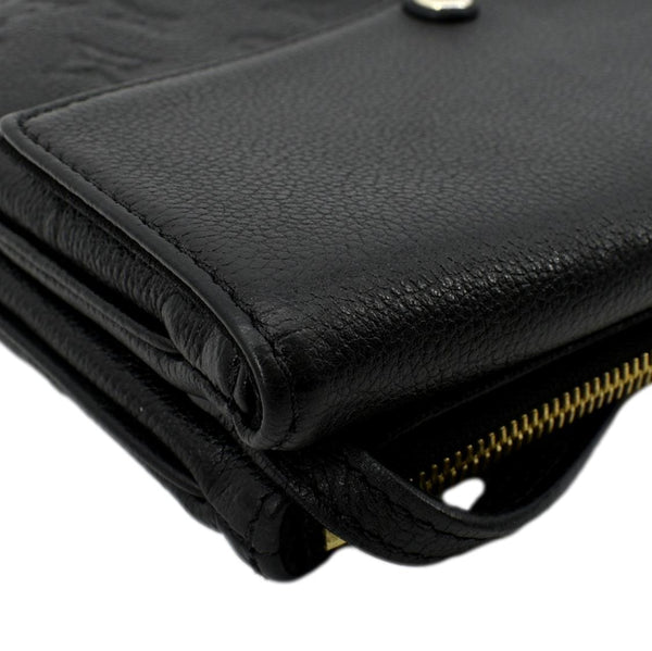 LOUIS VUITTON Twice Pochette Monogram Empreinte Crossbody Bag Black