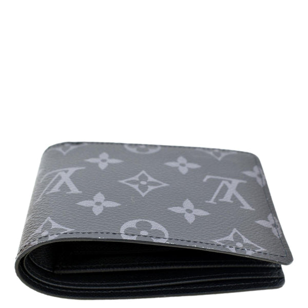 LOUIS VUITTON Monogram Eclipse Canvas Multiple Wallet Black/Grey