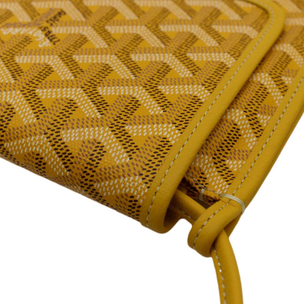 GOYARD Plumet Canvas Shoulder Bag Yellow