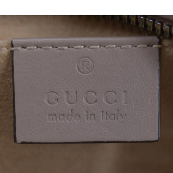 GUCCI GG Marmont Matelasse Leather Crossbody Bag Dusty Pink 447632