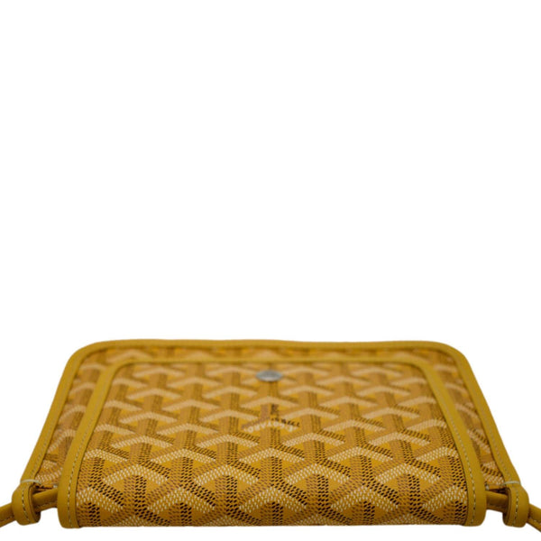 GOYARD Plumet Canvas Shoulder Bag Yellow