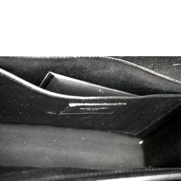 YVES SAINT LAURENT Kate Medium Grain De Poudre Leather Crossbody Bag Black