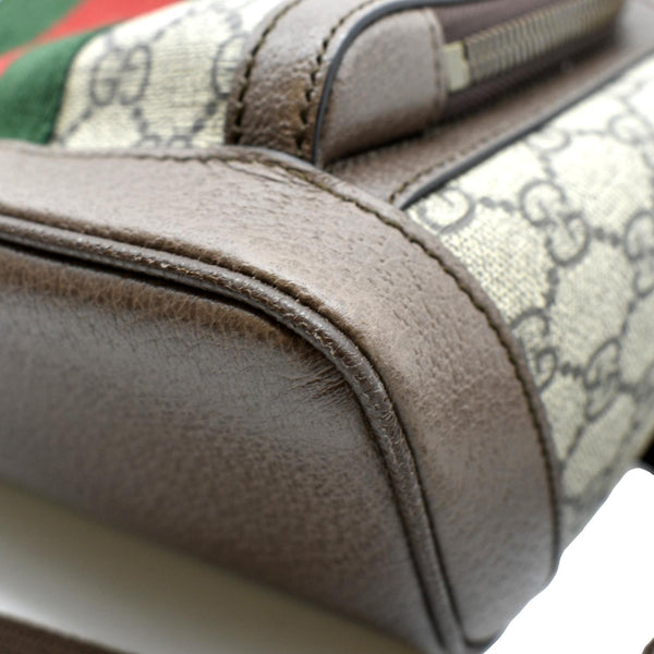 GUCCI Ophidia Small GG Supreme Canvas Backpack Beige 547965