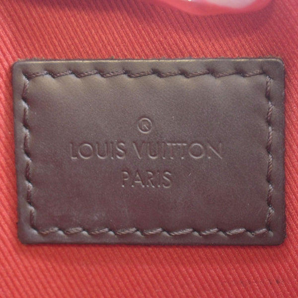 LOUIS VUITTON South Bank Besace Damier Ebene Crossbody Bag Brown