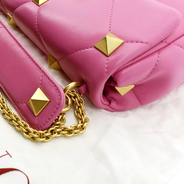 Valentino Medium Garavani Roman Leather Crossbody Bag - Top Left