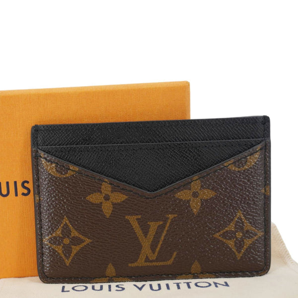 LOUIS VUITTON Neo Porte Cartes Monogram Canvas Card Holder Brown