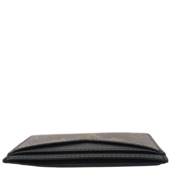 LOUIS VUITTON Neo Porte Cartes Monogram Canvas Card Holder Brown