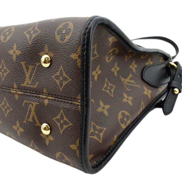 Louis Vuitton Popincourt MM Monogram Shoulder Bag in Brown/Noir Color - Bottom Right