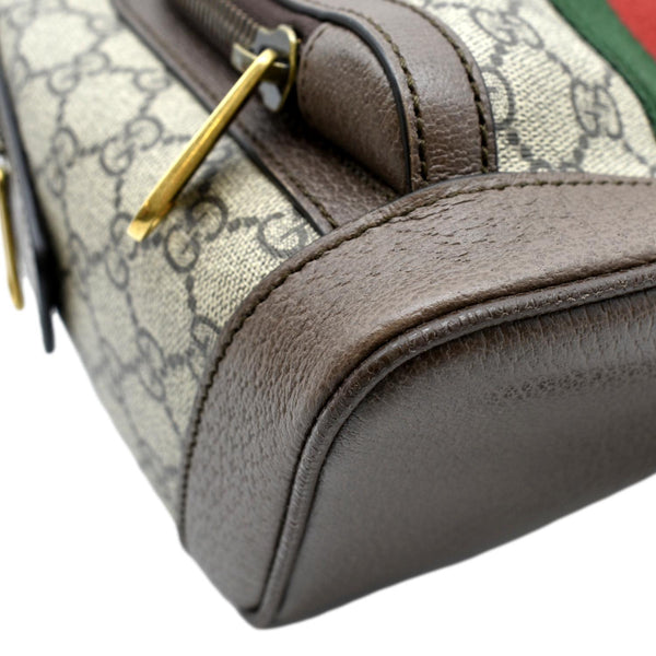 GUCCI Ophidia Small GG Supreme Canvas Backpack Beige 547965