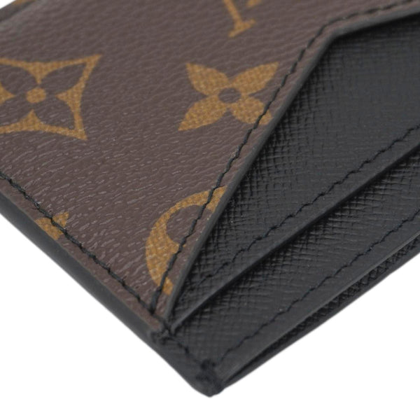 LOUIS VUITTON Neo Porte Cartes Monogram Canvas Card Holder Brown